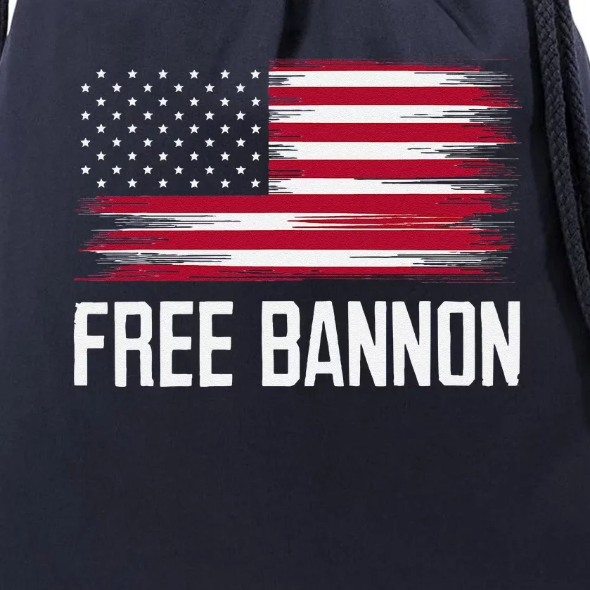 Free Steve Bannon Drawstring Bag