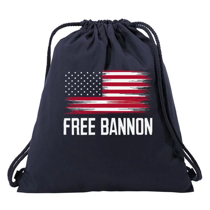 Free Steve Bannon Drawstring Bag