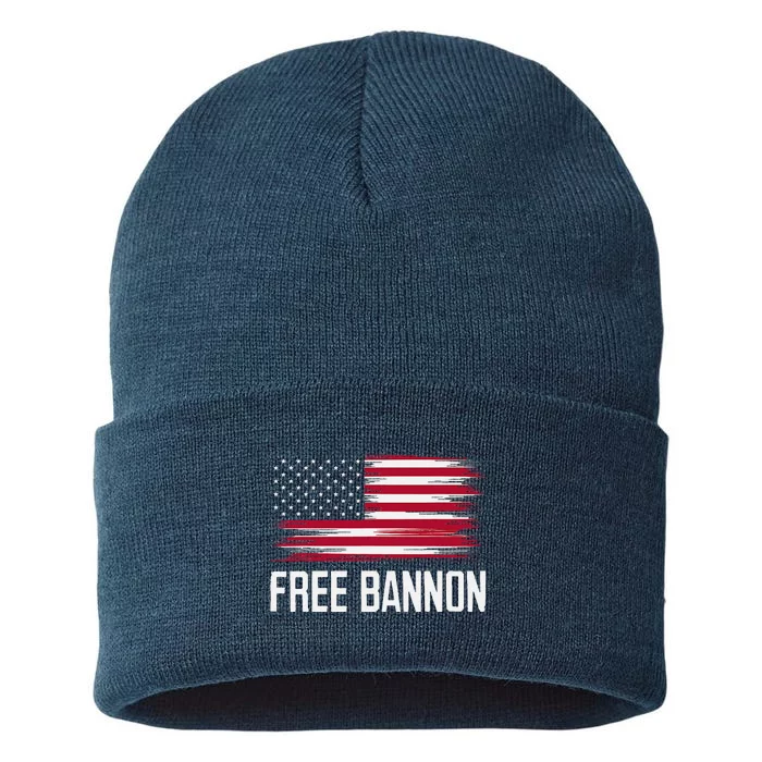 Free Steve Bannon Sustainable Knit Beanie