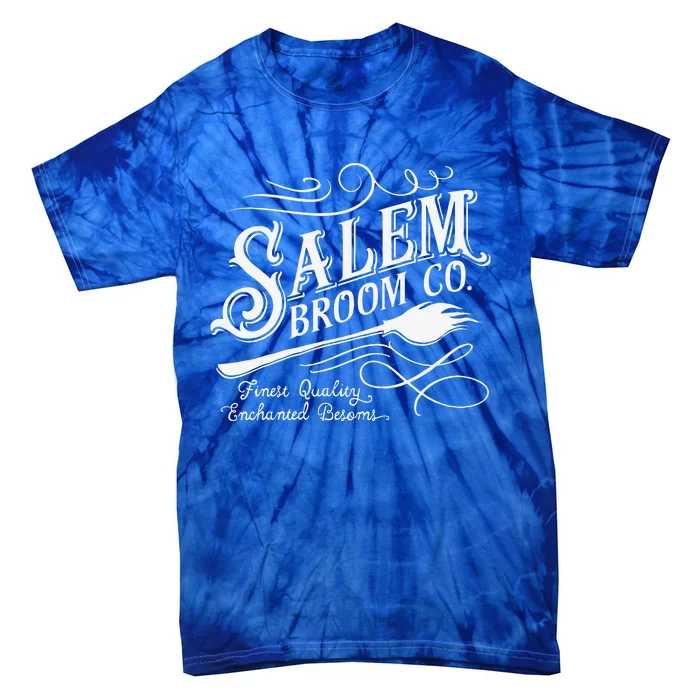 Funny Salem Broom Company Est 1692 Halloween Tie-Dye T-Shirt