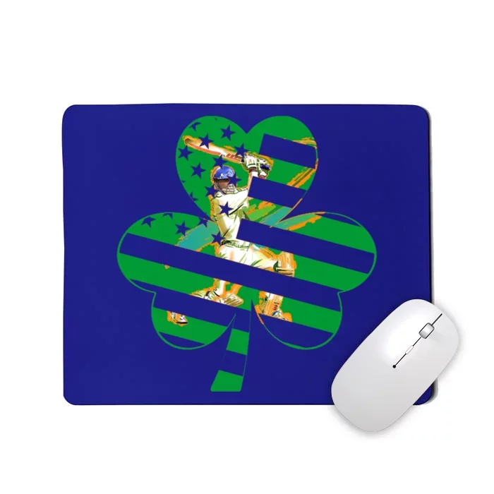 Funny Shamrock Baseball Players Catchers St Patrick's Day Gift Mousepad