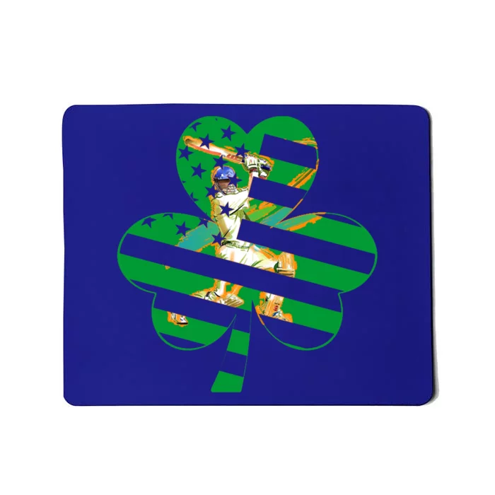 Funny Shamrock Baseball Players Catchers St Patrick's Day Gift Mousepad