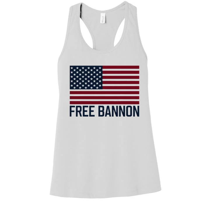 Free Steve Bannon Women's Racerback Tank