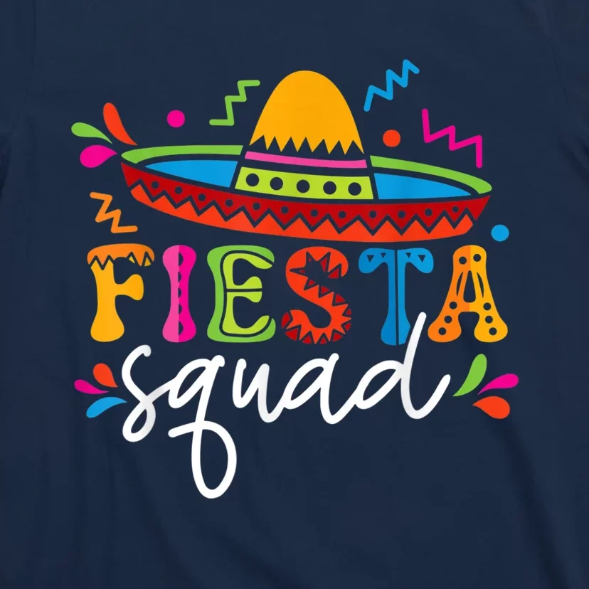 Fiesta Squad Cinco De Mayo Mexican Sombrero Group Family T-Shirt