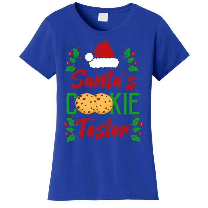 Funny SantaS Cookie Tester Christmas Cookies Taste Test Gift Women's T-Shirt