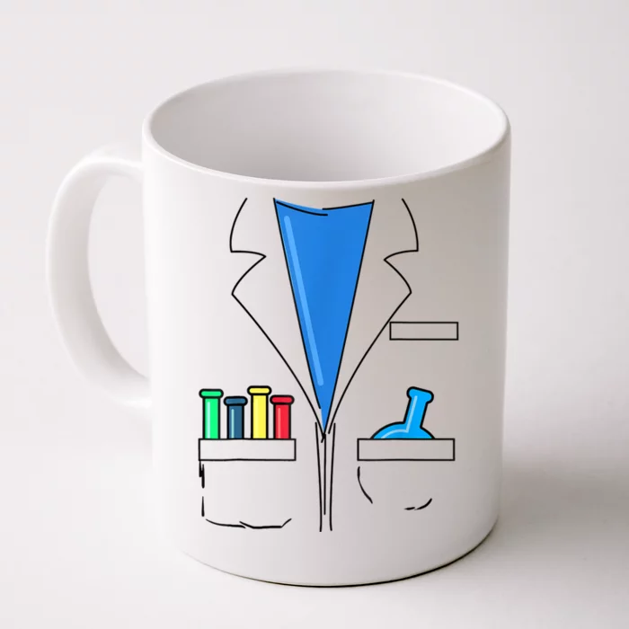 Funny Scientist Costume Nerd Chemistry Halloween Science Teacher Front & Back Coffee Mug