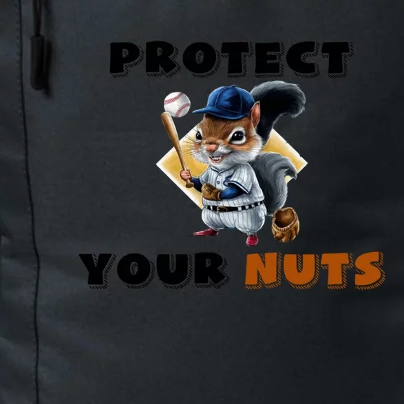 Funny Squirrel Catcher Protect Your Nuts Baseball Gift Daily Commute Backpack