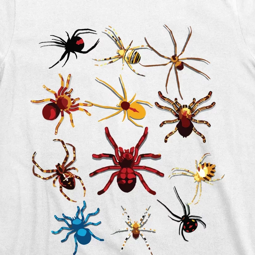 Funny Spiders Cute Halloween Scary Spiders Gift T-Shirt