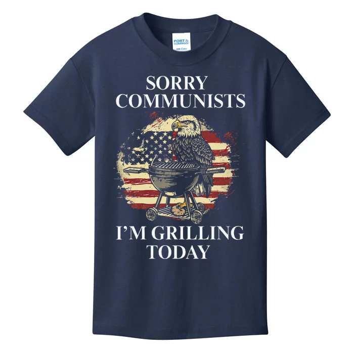 Funny Sorry Communists IM Grilling Today Kids T-Shirt