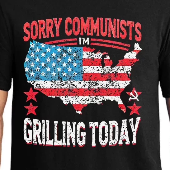 Funny Sorry Communists IM Grilling Today Pajama Set