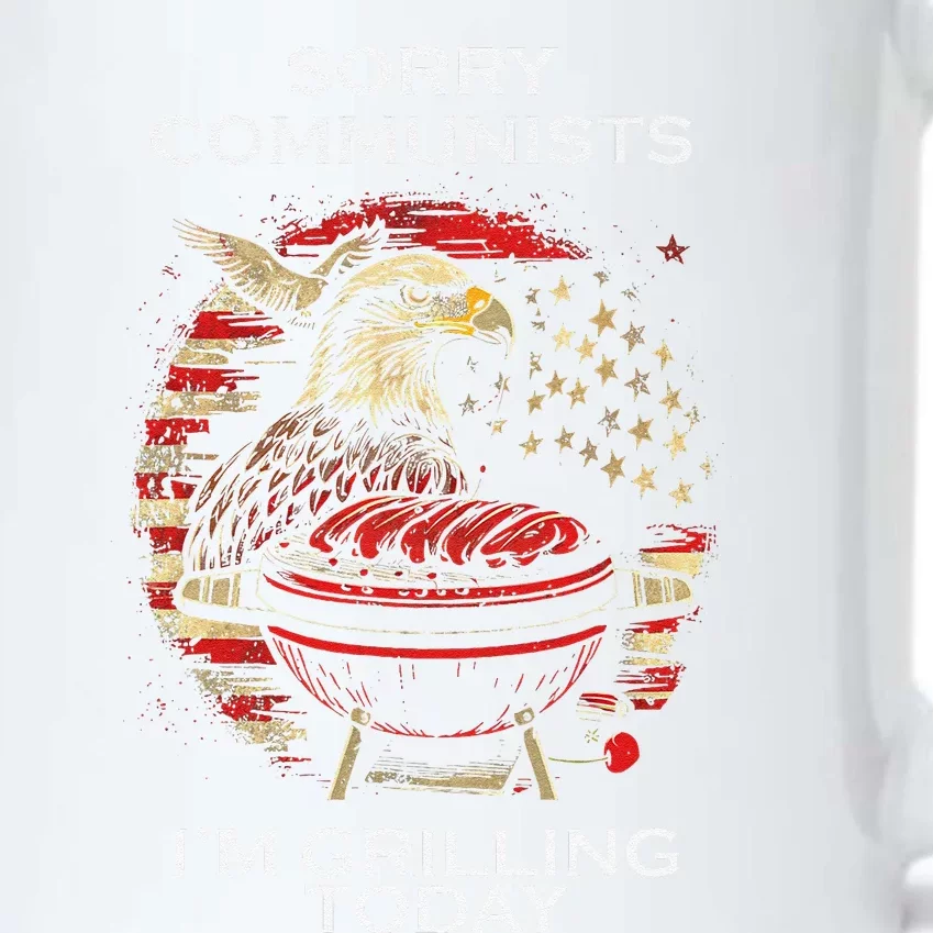 Funny Sorry Communists IM Grilling Today Black Color Changing Mug