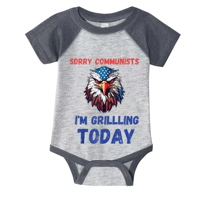 Funny Sorry Communists IM Grilling Today Infant Baby Jersey Bodysuit