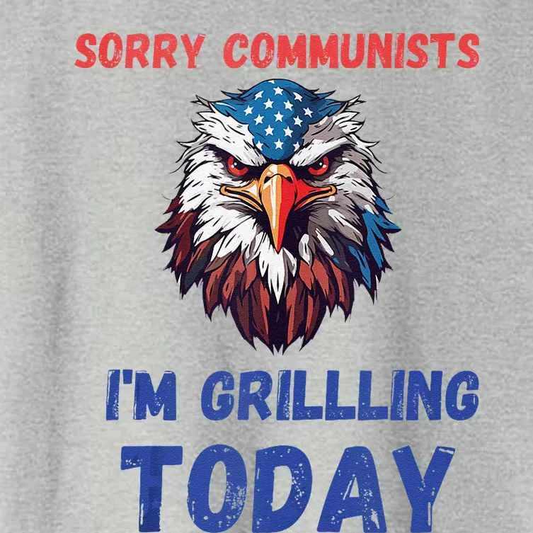 Funny Sorry Communists IM Grilling Today Women's Crop Top Tee