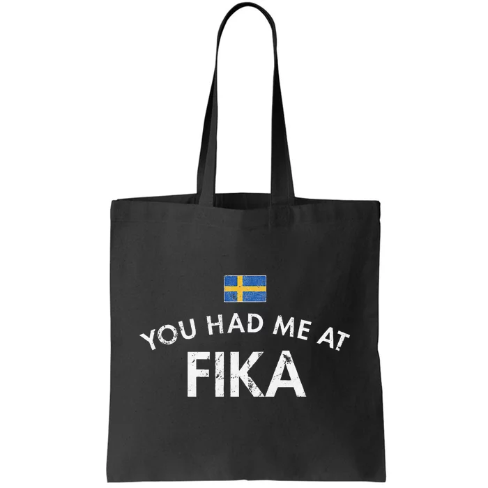 Fika Swedish Culture Social Institution Coffee Cake Tote Bag