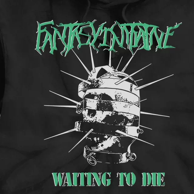 Fantasyinitiative Skull Cage Waiting To Die Tie Dye Hoodie