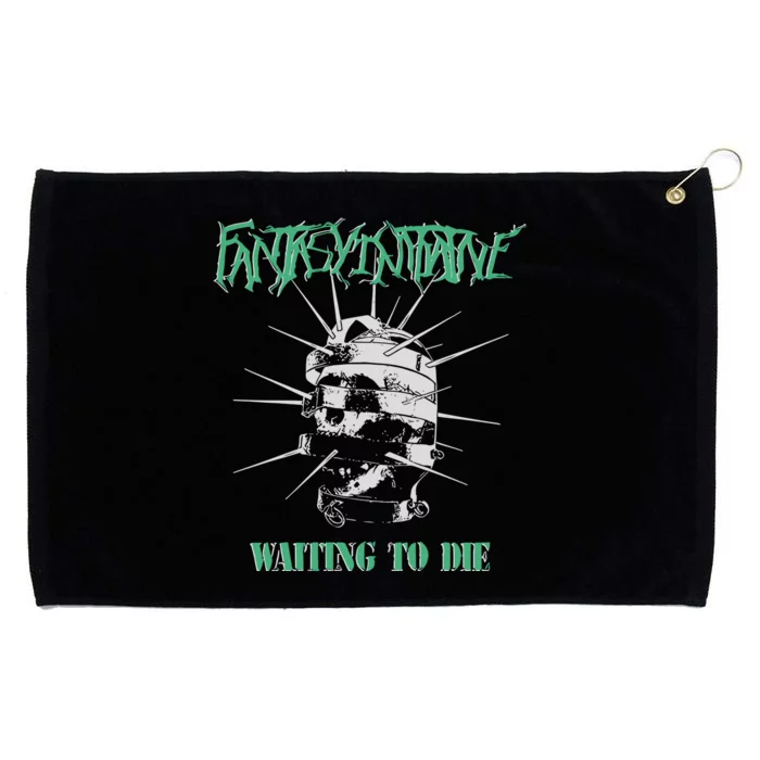 Fantasyinitiative Skull Cage Waiting To Die Grommeted Golf Towel