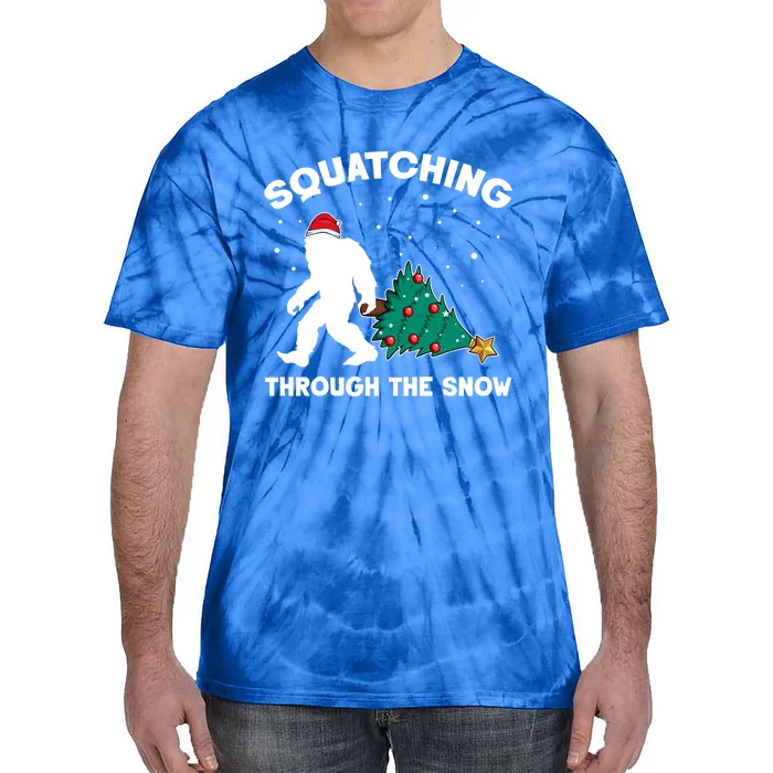 Funny Sasquatch Christmas Quote Tree Bigfoot Xmas Santa Gift Tie-Dye T-Shirt