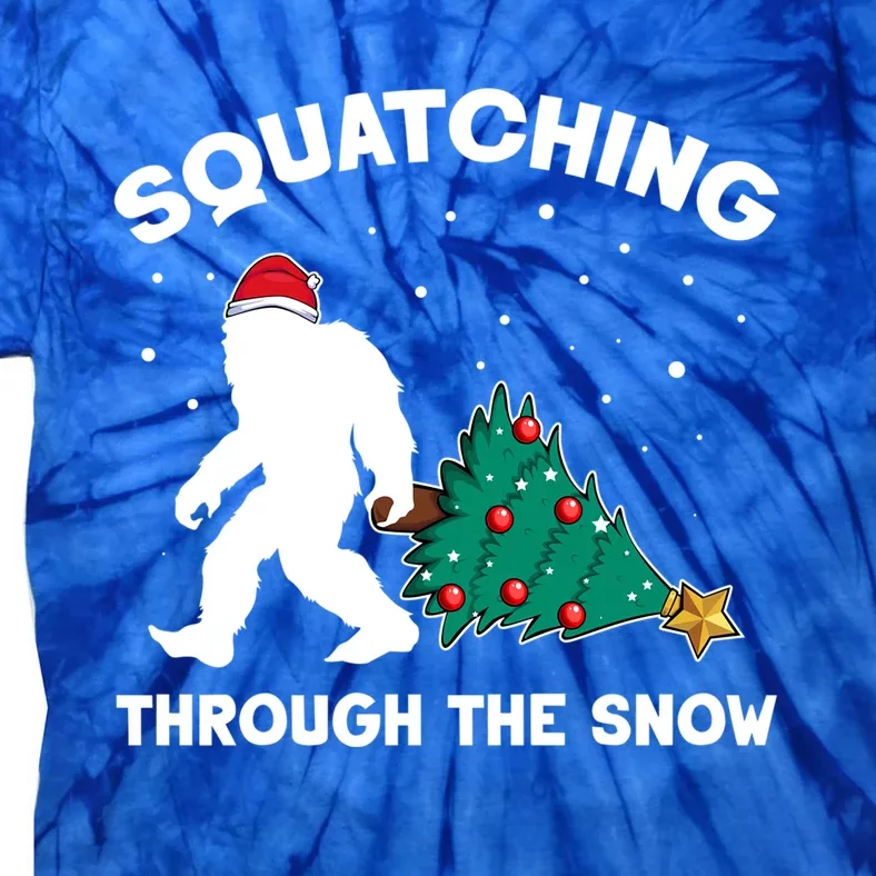 Funny Sasquatch Christmas Quote Tree Bigfoot Xmas Santa Gift Tie-Dye T-Shirt