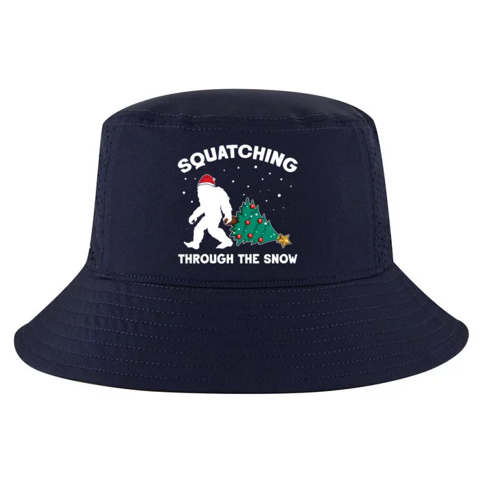 Funny Sasquatch Christmas Quote Tree Bigfoot Xmas Santa Gift Cool Comfort Performance Bucket Hat