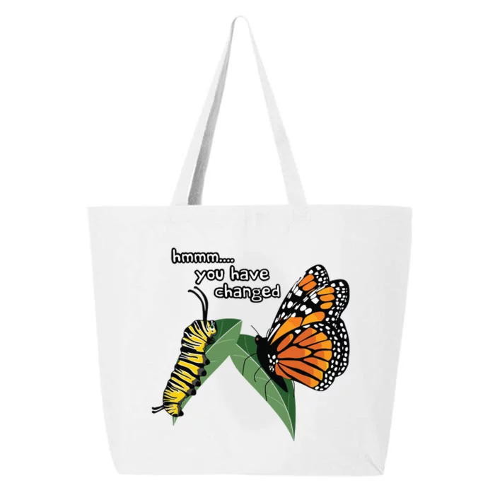 Funny Silly Caterpillar Monarch Butterfly Humor 25L Jumbo Tote