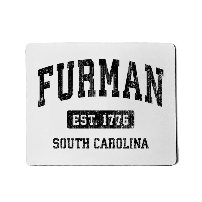 Furman South Carolina Sc Vintage Established Athletic Sports Design Mousepad