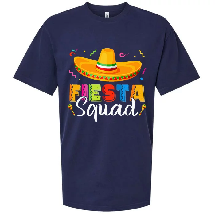 Fiesta Squad Cinco De Mayo Mexican Party Family Group Fiesta Sueded Cloud Jersey T-Shirt