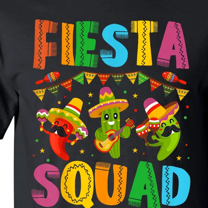 Fiesta Squad Cinco De Mayo Tall T-Shirt