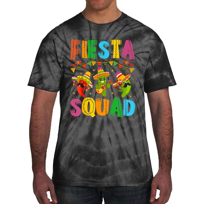 Fiesta Squad Cinco De Mayo Tie-Dye T-Shirt