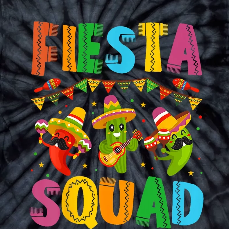 Fiesta Squad Cinco De Mayo Tie-Dye T-Shirt