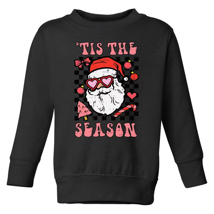 Festive Santa Claus Holiday Season Festivities Toddler Sweatshirt