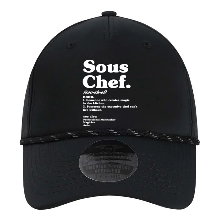 Funny Sous Chef Definition Gift Performance The Dyno Cap