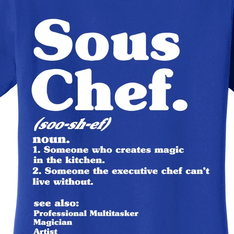 Funny Sous Chef Definition Gift Women's T-Shirt