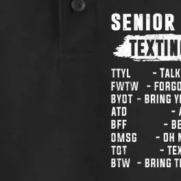 Funny Senior Citizens Texting Code Fathers Day For Grandpa Dry Zone Grid Performance Polo