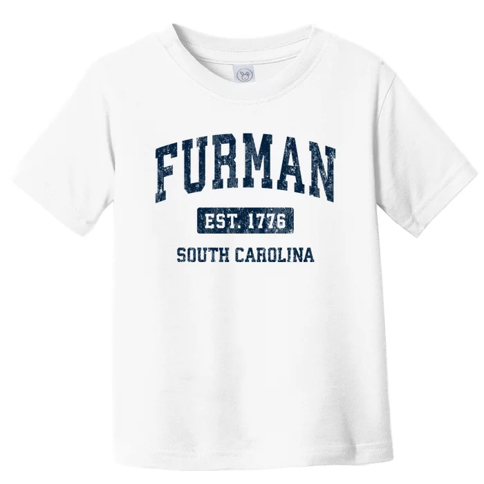 Furman South Carolina Sc Vintage Athletic Sports Design Toddler T-Shirt