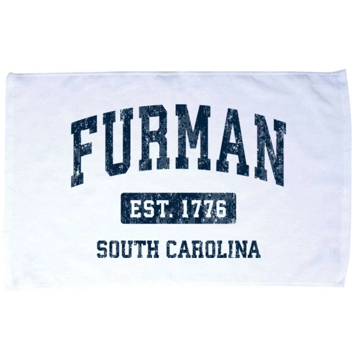 Furman South Carolina Sc Vintage Athletic Sports Design Microfiber Hand Towel