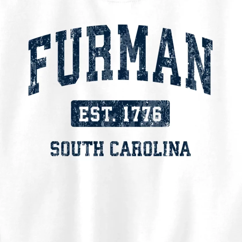 Furman South Carolina Sc Vintage Athletic Sports Design Kids Sweatshirt