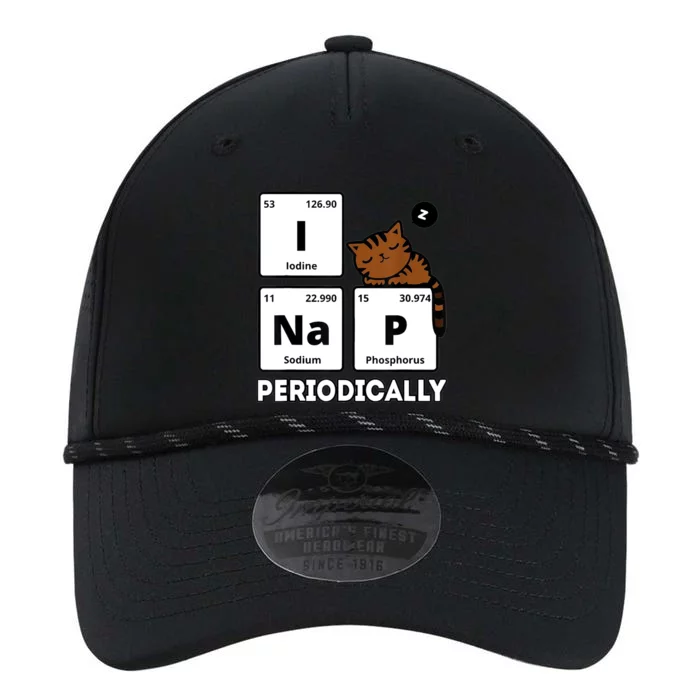 Funny Science Cat I Nap Periodically Cats Lovers Chemistry Performance The Dyno Cap