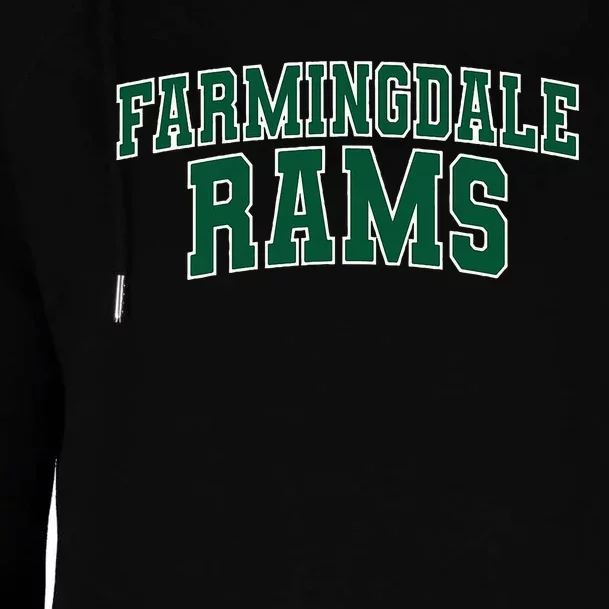 Farmingdale State College Rams Womens Funnel Neck Pullover Hood