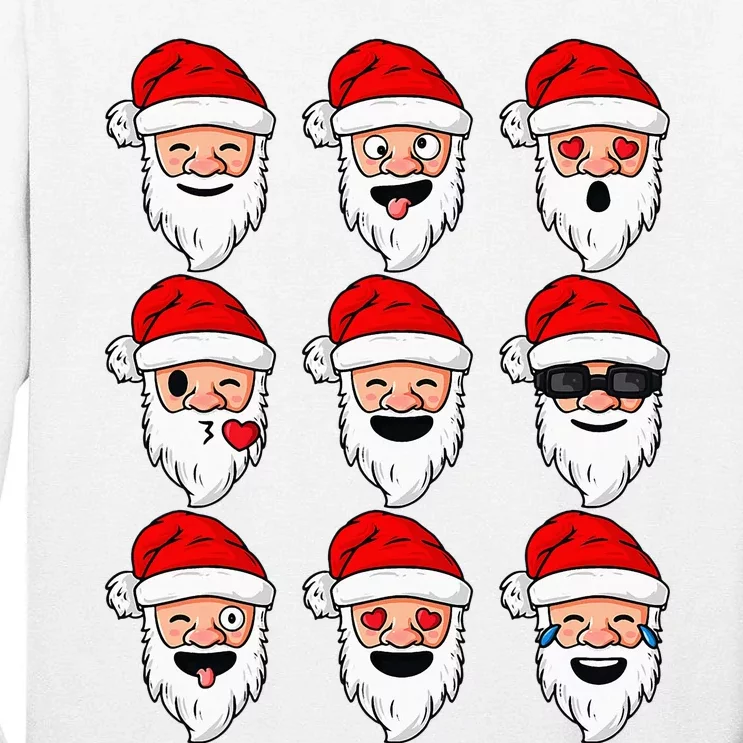 Festive Santa Claus Holiday Fun Tall Long Sleeve T-Shirt