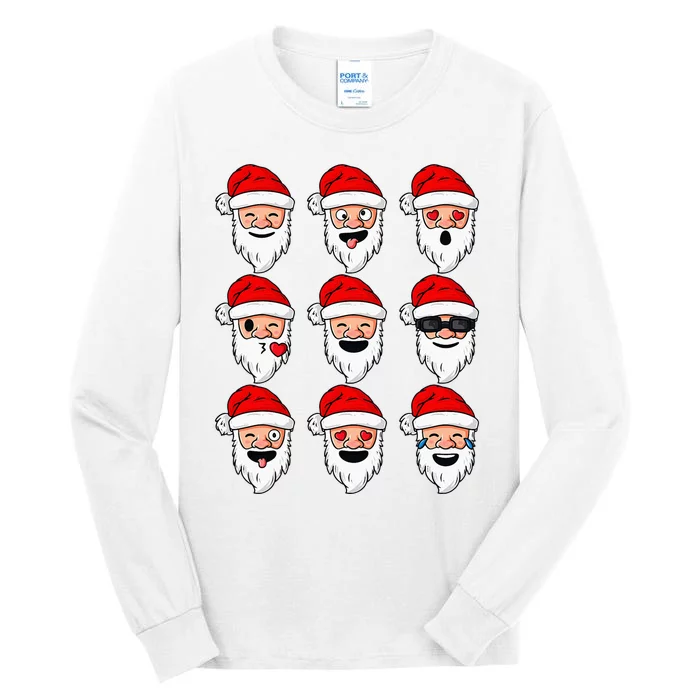 Festive Santa Claus Holiday Fun Tall Long Sleeve T-Shirt