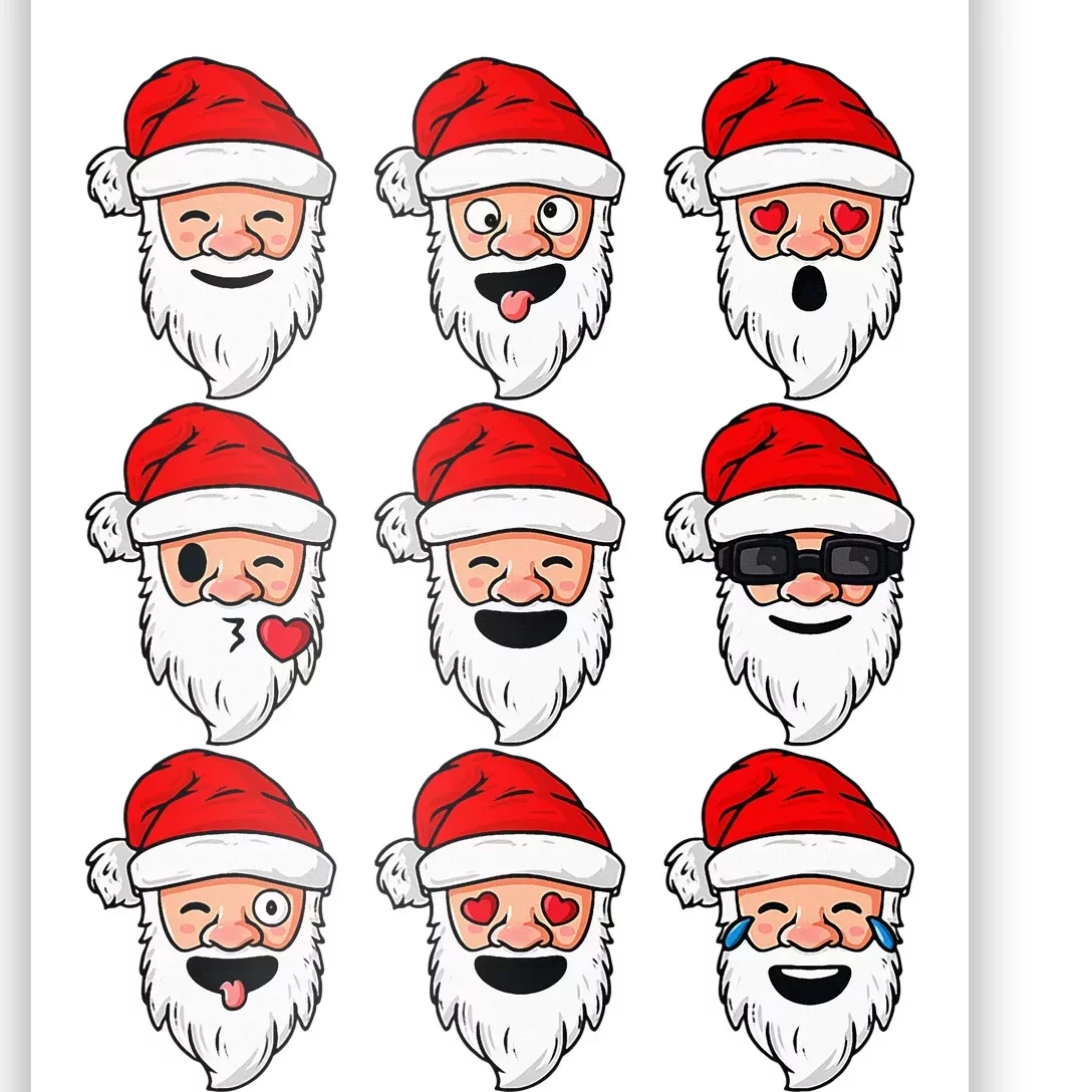 Festive Santa Claus Holiday Fun Poster