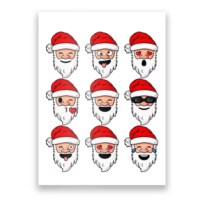 Festive Santa Claus Holiday Fun Poster