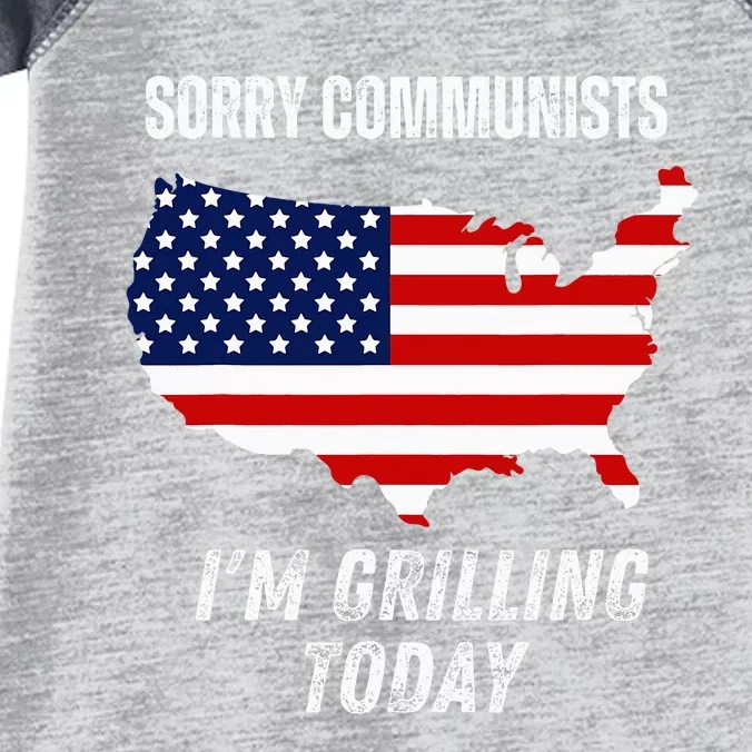 Funny Sorry Communists IM Grilling Today Infant Baby Jersey Bodysuit