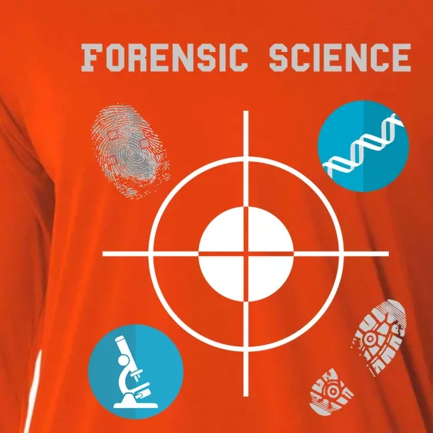 Forensic Science Cute Gift Crime Scene Evidence Cooling Performance Long Sleeve Crew