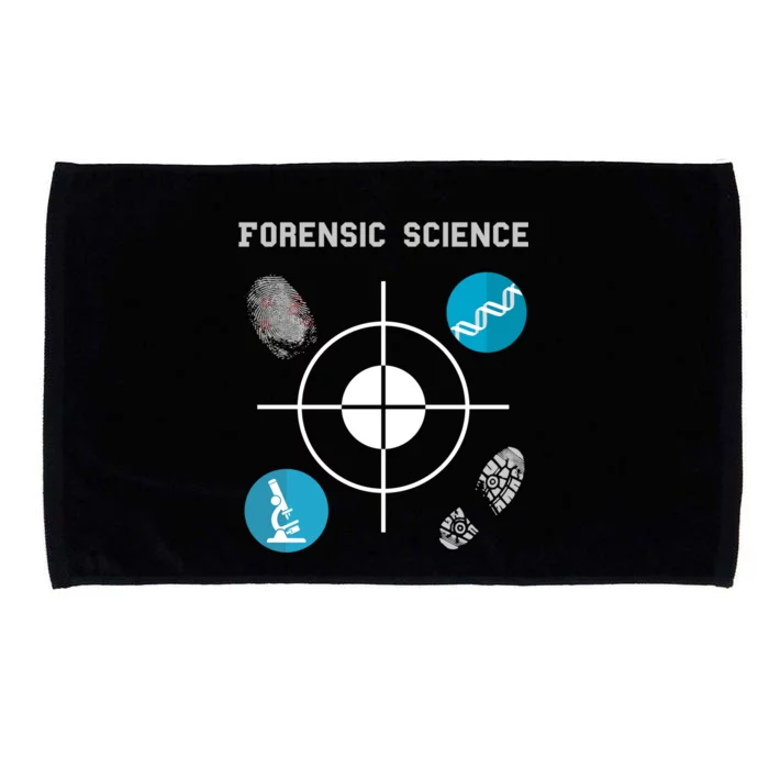 Forensic Science Cute Gift Crime Scene Evidence Microfiber Hand Towel