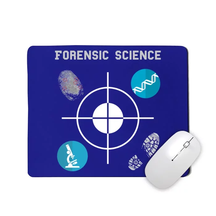 Forensic Science Cute Gift Crime Scene Evidence Mousepad