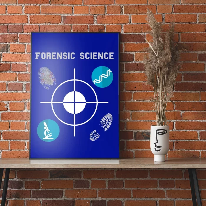 Forensic Science Cute Gift Crime Scene Evidence Poster