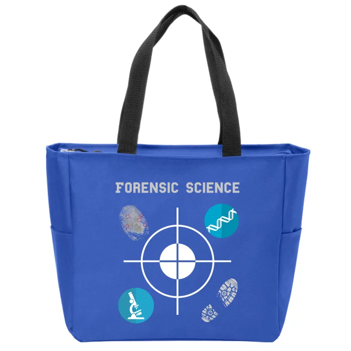 Forensic Science Cute Gift Crime Scene Evidence Zip Tote Bag