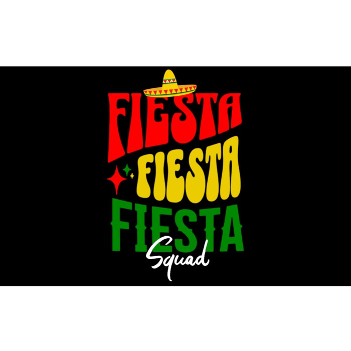 Fiesta Squad Cinco De Mayo Mexican Party Funny Cinco De Mayo Bumper Sticker