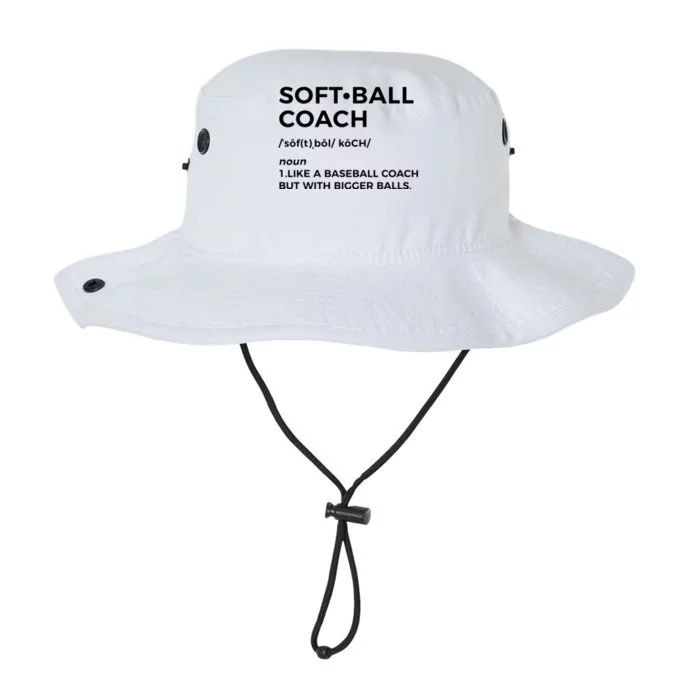 Funny Softball Coach Gift Softball Coach Tee Legacy Cool Fit Booney Bucket Hat